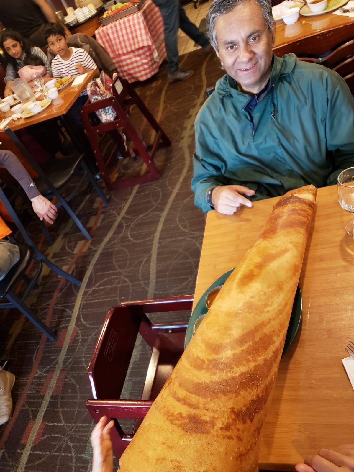 Happy group selfie in park